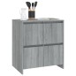 vidaXL Aparador de madera contrachapada gris Sonoma 70x41x75 cm vidaXL Aparador de madera contrachapada gris Sonoma 70x41x75 cm