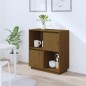 vidaXL Aparador de madera maciza de pino marrón miel 74x35x80 cm
