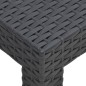 vidaXL Set de muebles de jardín 2 pzas cojines PP ratán gris antracita vidaXL Set de muebles de jardín 2 pzas cojines PP ratán gris antracita