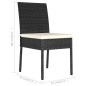 vidaXL Sillas de comedor de jardín 2 unidades ratán sintético negro vidaXL Sillas de comedor de jardín 2 unidades ratán sintético negro