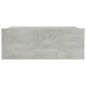 vidaXL Mesitas de noche flotantes 2 ud madera ingeniería gris hormigón vidaXL Mesitas de noche flotantes 2 ud madera ingeniería gris hormigón