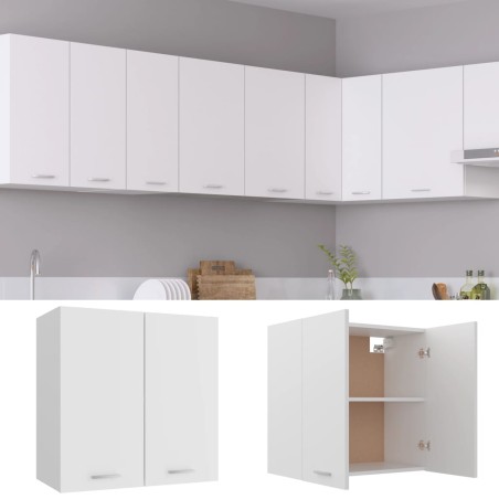 vidaXL Armario colgante cocina madera ingeniería blanco 60x31x60 cm