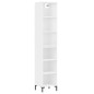 vidaXL Aparador alto madera contrachapada blanco 34,5x32,5x180 cm vidaXL Aparador alto madera contrachapada blanco 34,5x32,5x180 cm