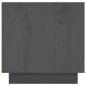 vidaXL Mueble de TV madera maciza de pino gris 140x40x40 cm