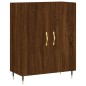 vidaXL Aparador de madera de ingeniería marrón roble 69,5x34x90 cm vidaXL Aparador de madera de ingeniería marrón roble 69,5x34x90 cm