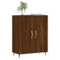 vidaXL Aparador de madera de ingeniería marrón roble 69,5x34x90 cm vidaXL Aparador de madera de ingeniería marrón roble 69,5x34x90 cm