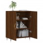 vidaXL Aparador de madera de ingeniería marrón roble 69,5x34x90 cm vidaXL Aparador de madera de ingeniería marrón roble 69,5x34x90 cm