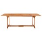 vidaXL Set de comedor para jardín 9 piezas madera maciza de acacia vidaXL Set de comedor para jardín 9 piezas madera maciza de acacia
