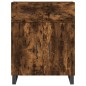 vidaXL Aparador alto madera contrachapada roble ahumado 69,5x34x180 cm vidaXL Aparador alto madera contrachapada roble ahumado 69,5x34x180 cm