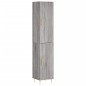 vidaXL Aparador alto madera contrachapada gris Sonoma 34,5x34x180 cm vidaXL Aparador alto madera contrachapada gris Sonoma 34,5x34x180 cm