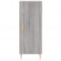vidaXL Aparador alto madera contrachapada gris Sonoma 34,5x34x180 cm vidaXL Aparador alto madera contrachapada gris Sonoma 34,5x34x180 cm