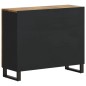 vidaXL Aparador con 2 puertas madera maciza de mango 90x33x75 cm vidaXL Aparador con 2 puertas madera maciza de mango 90x33x75 cm