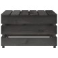 vidaXL Set de muebles de jardín 7 pzas madera de pino impregnada gris vidaXL Set de muebles de jardín 7 pzas madera de pino impregnada gris