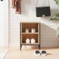 vidaXL Zapatero madera de ingeniería roble Sonoma 38x35x50 cm