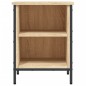 vidaXL Zapatero madera de ingeniería roble Sonoma 38x35x50 cm