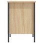 vidaXL Zapatero madera de ingeniería roble Sonoma 38x35x50 cm