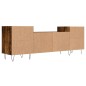 vidaXL Mueble para TV madera contrachapada roble ahumado 160x35x55 cm vidaXL Mueble para TV madera contrachapada roble ahumado 160x35x55 cm