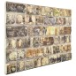 vidaXL Paneles de pared 3D 10 uds EPS diseño de ladrillo multicolor