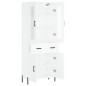 vidaXL Aparador alto madera contrachapada blanco 69,5x34x180 cm vidaXL Aparador alto madera contrachapada blanco 69,5x34x180 cm