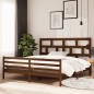 vidaXL Estructura de cama madera maciza de pino marrón miel 200x200 cm