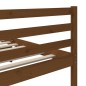 vidaXL Estructura de cama madera maciza de pino marrón miel 200x200 cm