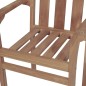 vidaXL Sillas de jardín apilables 4 uds madera maciza teca con cojines vidaXL Sillas de jardín apilables 4 uds madera maciza teca con cojines