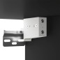 vidaXL Mesita de noche de pared negro 35x35x20 cm vidaXL Mesita de noche de pared negro 35x35x20 cm