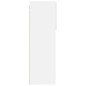 vidaXL Mueble para TV con luces LED blanco 40,5x30x90 cm