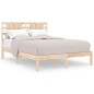 vidaXL Estructura de cama madera maciza 150x200 cm