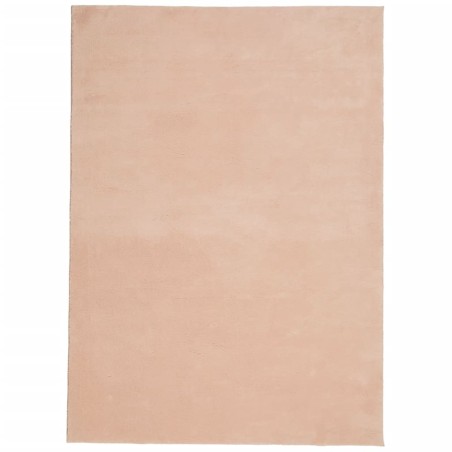 vidaXL Alfombra de pelo corto suave lavable HUARTE rosado 240x340 cm