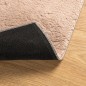 vidaXL Alfombra de pelo corto suave lavable HUARTE rosado 240x340 cm