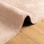 vidaXL Alfombra de pelo corto suave lavable HUARTE rosado 240x340 cm