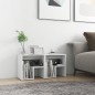 vidaXL Mesitas de noche 2 uds madera contrachapada blanco 40x30x40 cm vidaXL Mesitas de noche 2 uds madera contrachapada blanco 40x30x40 cm