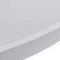 2 Manteles blancos ajustados para mesa de pie - 80 cm diámetro 2 Manteles blancos ajustados para mesa de pie - 80 cm diámetro