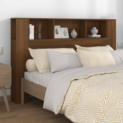 vidaXL Mueble cabecero color roble marrón 160x18,5x104,5 cm
