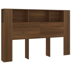 vidaXL Mueble cabecero color roble marrón 160x18,5x104,5 cm
