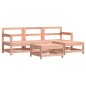 vidaXL Juego de sofás de jardín 5 pzas madera maciza de abeto Douglas vidaXL Juego de sofás de jardín 5 pzas madera maciza de abeto Douglas