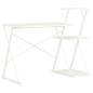vidaXL Escritorio con estantería blanco 116x50x93 cm vidaXL Escritorio con estantería blanco 116x50x93 cm