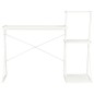 vidaXL Escritorio con estantería blanco 116x50x93 cm vidaXL Escritorio con estantería blanco 116x50x93 cm