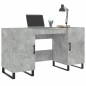 vidaXL Escritorio madera de ingeniería gris hormigón 140x50x75 cm vidaXL Escritorio madera de ingeniería gris hormigón 140x50x75 cm