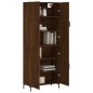 vidaXL Aparador alto madera contrachapada marrón roble 69,5x34x180 cm vidaXL Aparador alto madera contrachapada marrón roble 69,5x34x180 cm