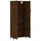 vidaXL Aparador alto madera contrachapada marrón roble 69,5x34x180 cm vidaXL Aparador alto madera contrachapada marrón roble 69,5x34x180 cm