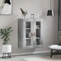 vidaXL Armario de pared gris hormigón 69,5x34x90 cm vidaXL Armario de pared gris hormigón 69,5x34x90 cm