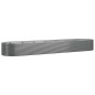 vidaXL Jardinera arriate acero recubrimiento polvo gris 584x140x68 cm vidaXL Jardinera arriate acero recubrimiento polvo gris 584x140x68 cm