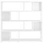 vidaXL Estantería/divisor de espacios blanco brillo 105x24x102 cm vidaXL Estantería/divisor de espacios blanco brillo 105x24x102 cm