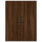 vidaXL Aparador alto madera contrachapada marrón roble 69,5x34x180 cm vidaXL Aparador alto madera contrachapada marrón roble 69,5x34x180 cm