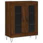 vidaXL Aparador alto madera contrachapada marrón roble 69,5x34x180 cm vidaXL Aparador alto madera contrachapada marrón roble 69,5x34x180 cm