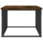 vidaXL Mesa de centro madera ingeniería roble ahumado 100x50x35,5 cm