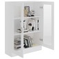 vidaXL Vitrina de madera contrachapada blanco 82,5x30,5x115 cm vidaXL Vitrina de madera contrachapada blanco 82,5x30,5x115 cm