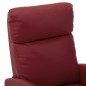 vidaXL Sillón de masaje eléctrico cuero sintético rojo tinto vidaXL Sillón de masaje eléctrico cuero sintético rojo tinto